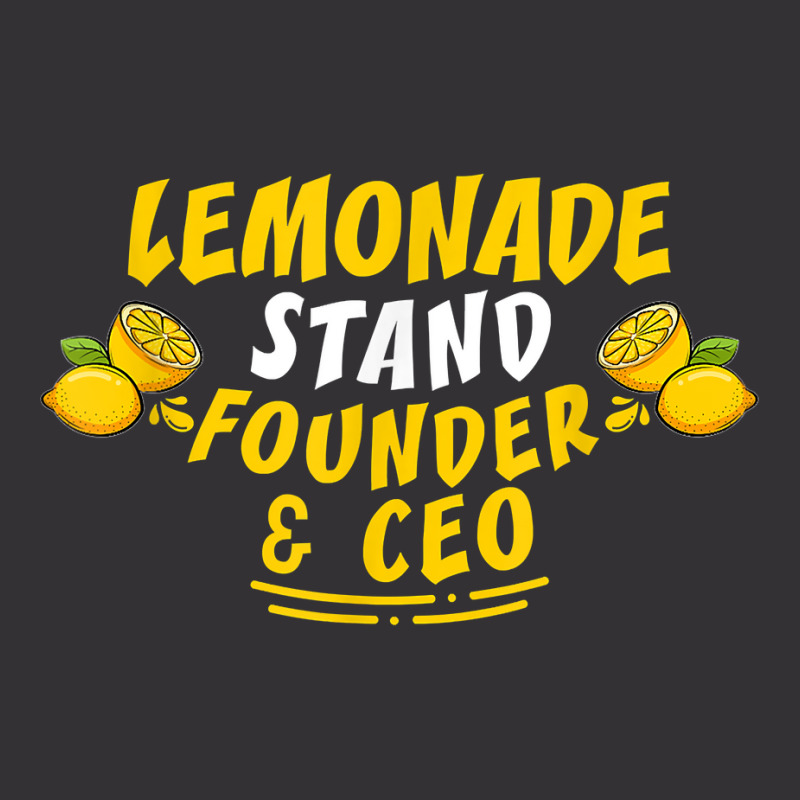 Lemonade Stand Founder & Ceo T Shirt Vintage Hoodie And Short Set | Artistshot