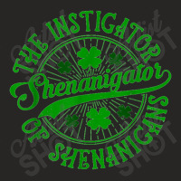 Shenanigator   Funny St Patrick's Day Shenanigans Instigator Ladies Fitted T-shirt | Artistshot