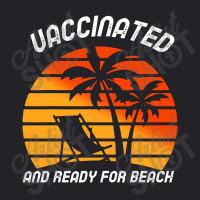 Vaccinated And Ready For Beach Youth Tee | Artistshot