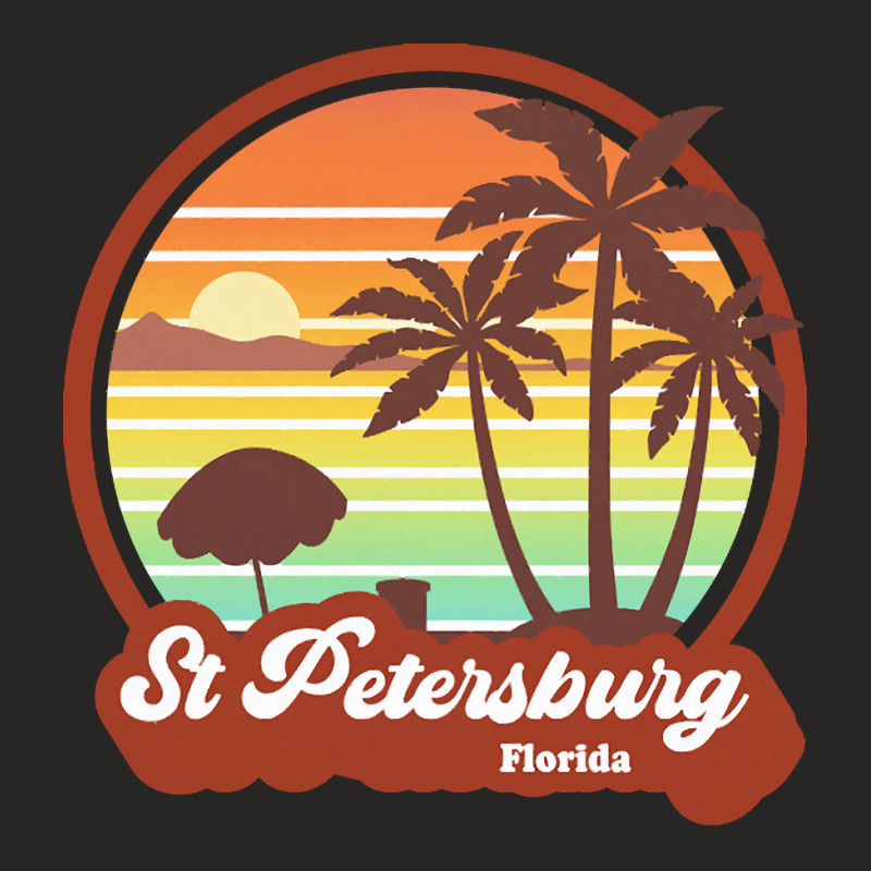 St Petersburg T  Shirt Vintage St Petersburg Florida Retro T  Shirt Ladies Fitted T-Shirt by abelwisoky990 | Artistshot