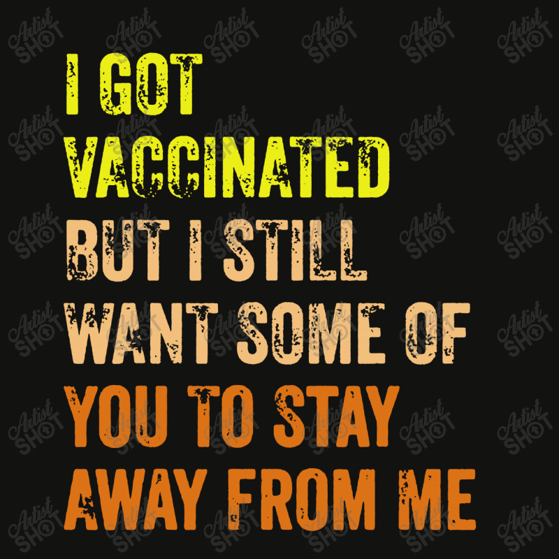 I Got Vaccinated Scorecard Crop Tee by paulscott Art | Artistshot