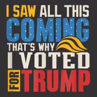 I Saw All This Coming Voted Trump Political Conservative T Shirt Vintage Short | Artistshot