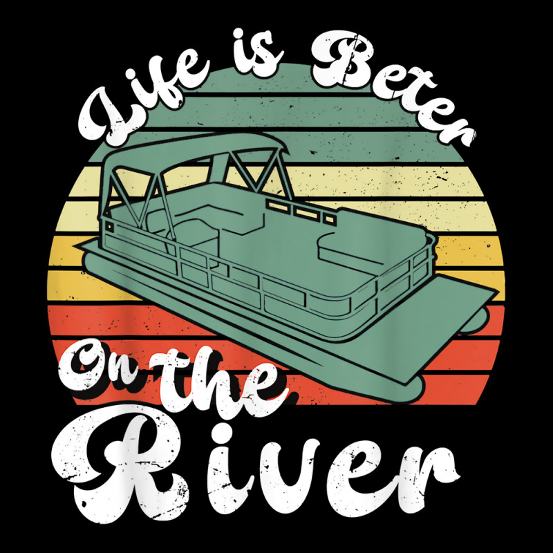 Life Is Better On The Toon Funny Pontoon Boat Boating T Shirt V-neck Tee | Artistshot