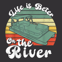 Life Is Better On The Toon Funny Pontoon Boat Boating T Shirt Vintage Hoodie And Short Set | Artistshot