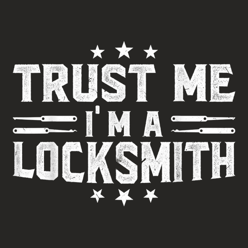 Trust Me I'm A Locksmith  Lock Picker T Shirt Ladies Fitted T-Shirt by bibonzgulnacqo | Artistshot