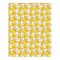 Yellow Wildflower Floral Pattern Baby Tee | Artistshot