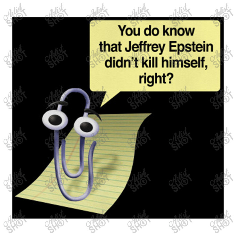 Clippy, Jeffrey Epstein V-neck Tee | Artistshot