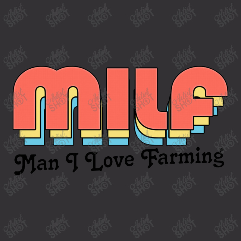 Milf Man I Love Farming Vintage Hoodie And Short Set | Artistshot