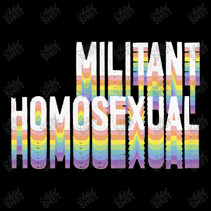 Militant Homosexual Pocket T-shirt | Artistshot