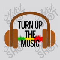 Turn Up The Music Headphones Women's Triblend Scoop T-shirt | Artistshot