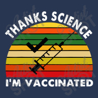 Thanks Science I'm Vaccinated Vintage Men Denim Jacket | Artistshot