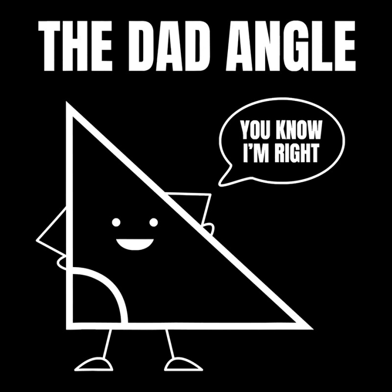 Mens Funny Math Joke Angle Dad Angle Fathers Day Baby Bibs by thutrang92 | Artistshot