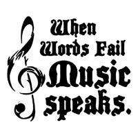 When Words Fail Music Speaks 3/4 Sleeve Shirt | Artistshot