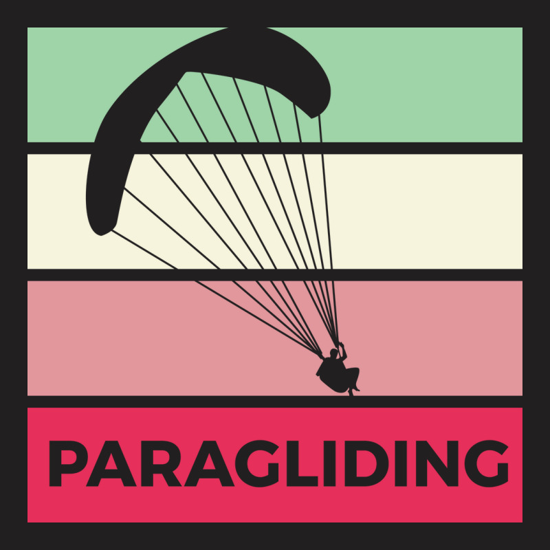 Paragliding Silhouette Sport Activity Vector Graphic T-shirt | Artistshot