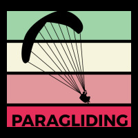 Paragliding Silhouette Sport Activity Vector Graphic Zipper Hoodie | Artistshot