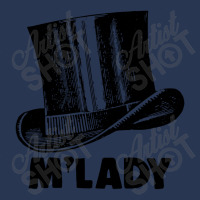 M'lady Hipster Top Hat Tribute Men Denim Jacket | Artistshot