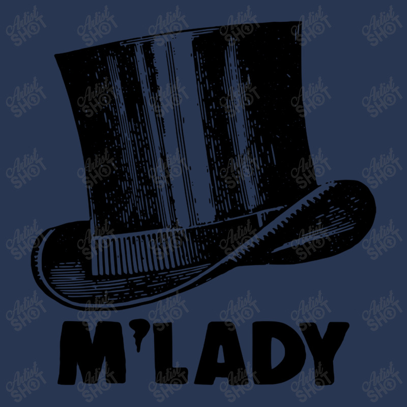 M'lady Hipster Top Hat Tribute Men Denim Jacket | Artistshot