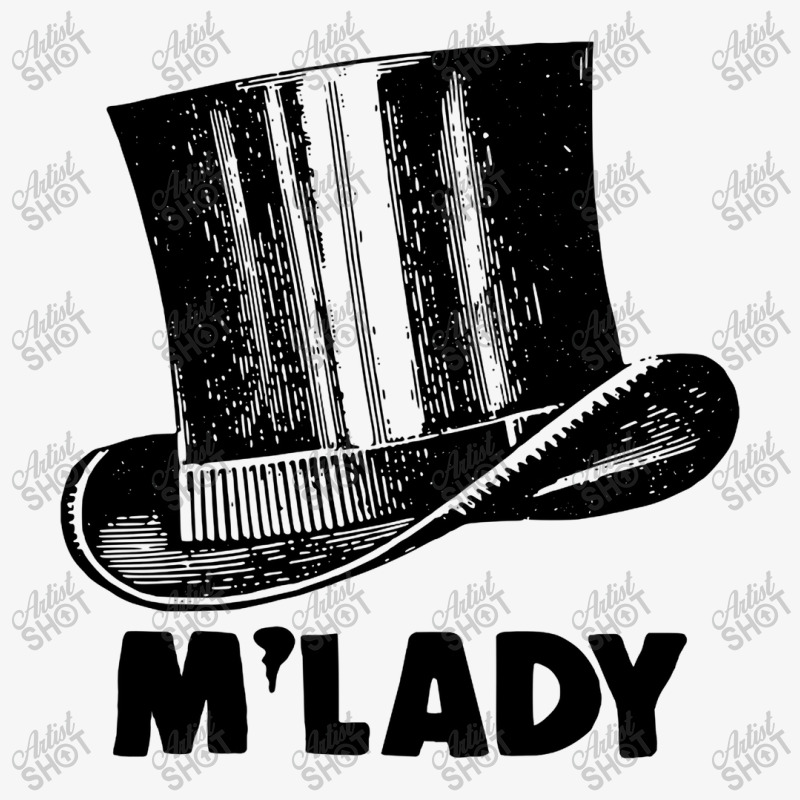 M'lady Hipster Top Hat Tribute Champion Hoodie | Artistshot