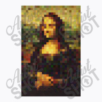 Mona Lisa Pixel Design Tee T-shirt | Artistshot