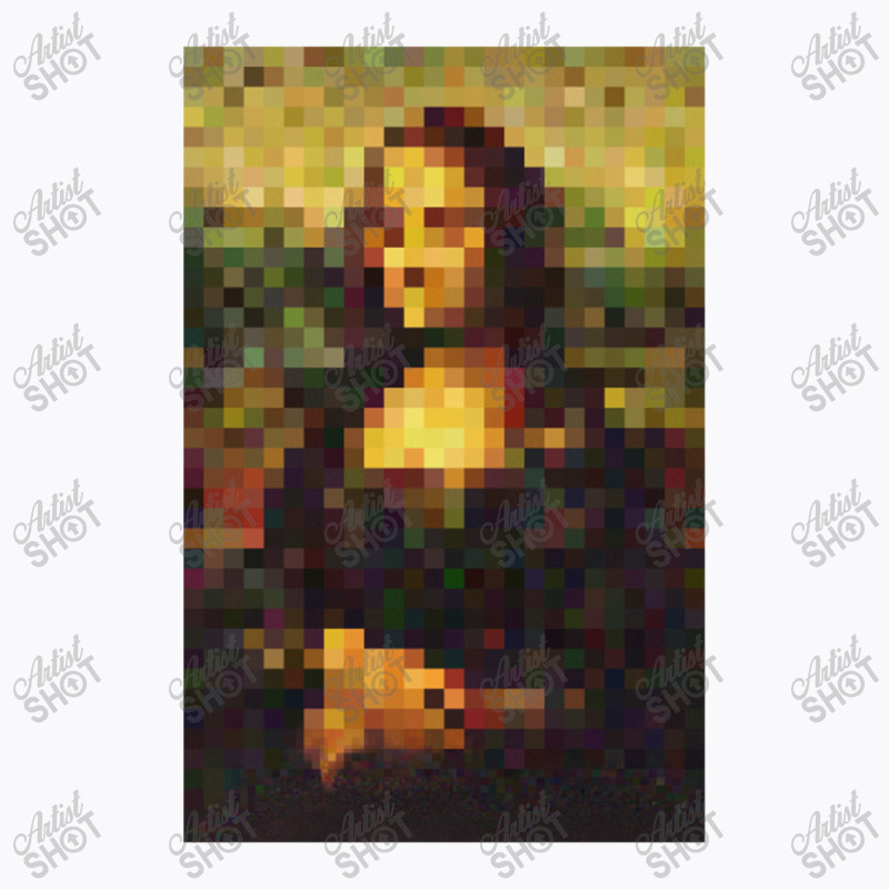 Mona Lisa Pixel Design Tee T-shirt | Artistshot