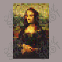 Mona Lisa Pixel Design Tee Vintage Hoodie | Artistshot