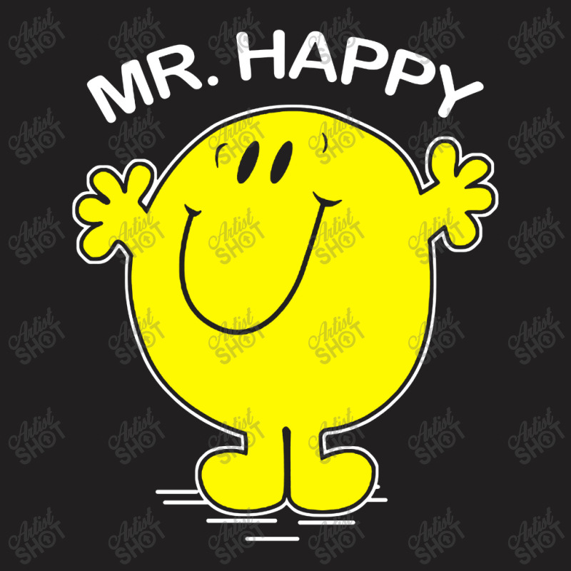 Mr Happy T-shirt | Artistshot