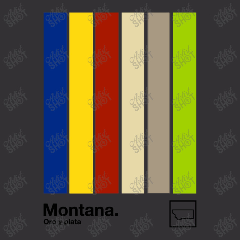 Montana Original Minimalist Artwork Poster Design Vintage Short | Artistshot