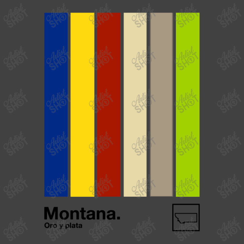 Montana Original Minimalist Artwork Poster Design Vintage T-shirt | Artistshot