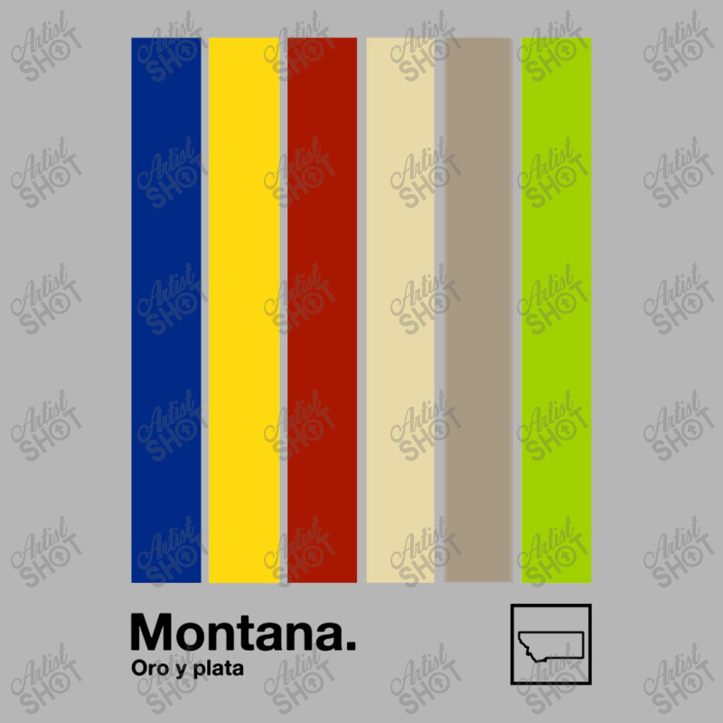 Montana Original Minimalist Artwork Poster Design Hoodie & Jogger Set | Artistshot