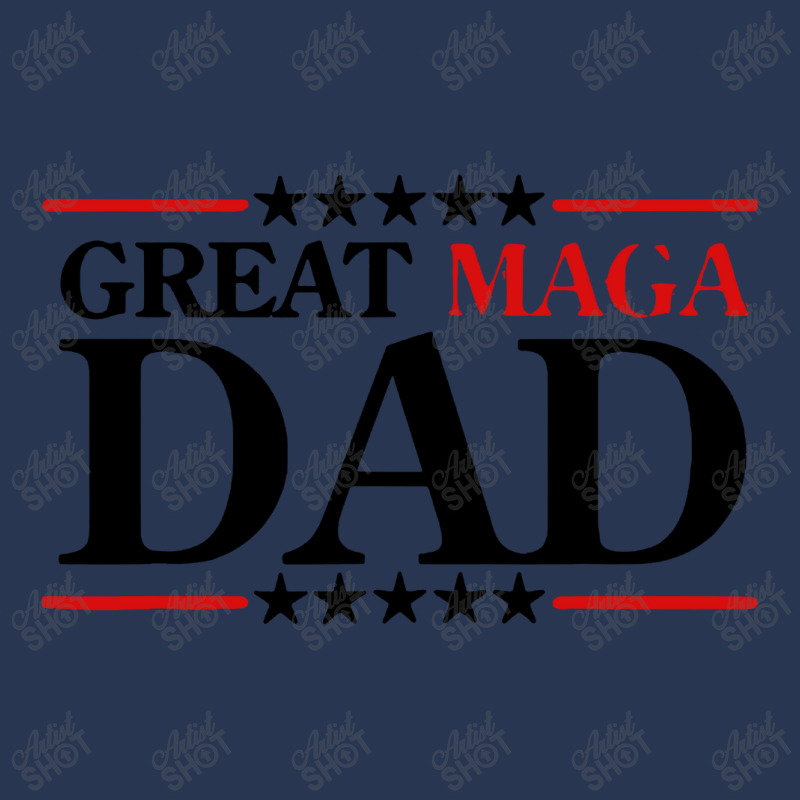 Great Maga Dad Men Denim Jacket | Artistshot