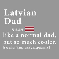 Mens Latvian Dad Definition  Fathers Day Gift Flag Women's V-neck T-shirt | Artistshot