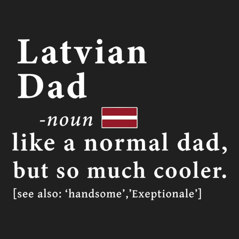 Mens Latvian Dad Definition  Fathers Day Gift Flag Ladies Polo Shirt by thutrang92 | Artistshot