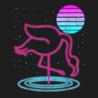 Retro Vaporwave 90s Art Exotic Bird Lover Synthwave Flamingo T Shirt Classic T-shirt | Artistshot