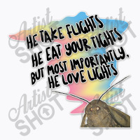 Moth Light Meme Tribute Design T-shirt | Artistshot