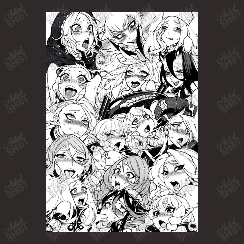 Ahegao Face Gray Anime Racerback Tank by RamaArt | Artistshot