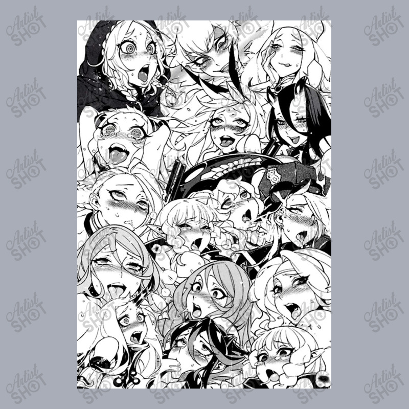 Ahegao Face Gray Anime Tank Dress by RamaArt | Artistshot