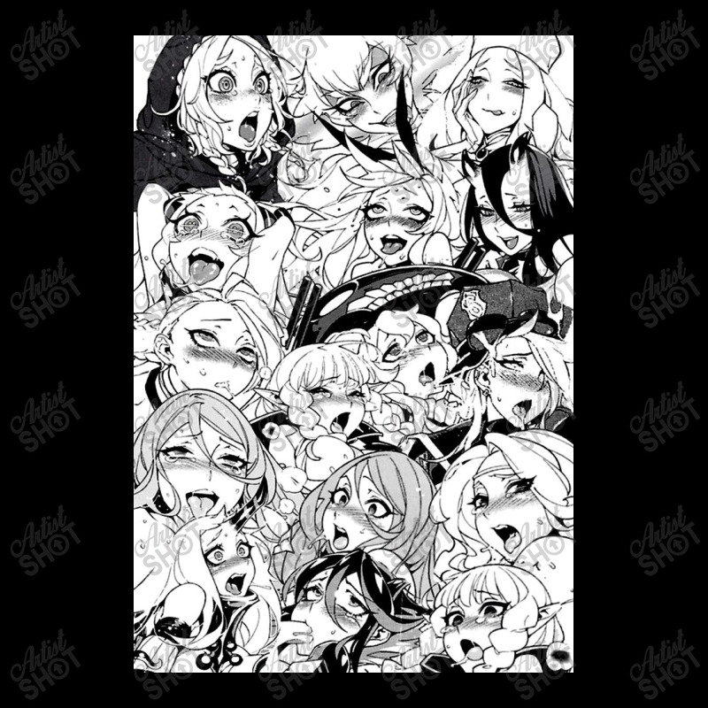 Ahegao Face Gray Anime Legging by RamaArt | Artistshot