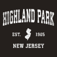 Highland Park New Jersey Nj Vintage Athletic Sports Design T Shirt Tank Top | Artistshot