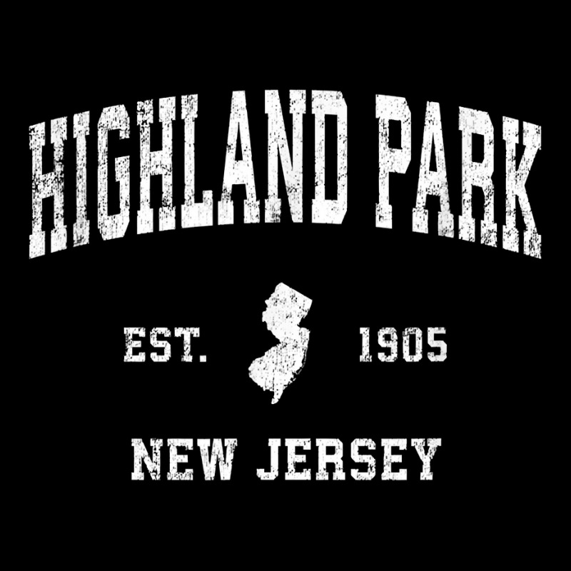 Highland Park New Jersey Nj Vintage Athletic Sports Design T Shirt Lightweight Hoodie | Artistshot