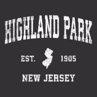 Highland Park New Jersey Nj Vintage Athletic Sports Design T Shirt Vintage Hoodie And Short Set | Artistshot