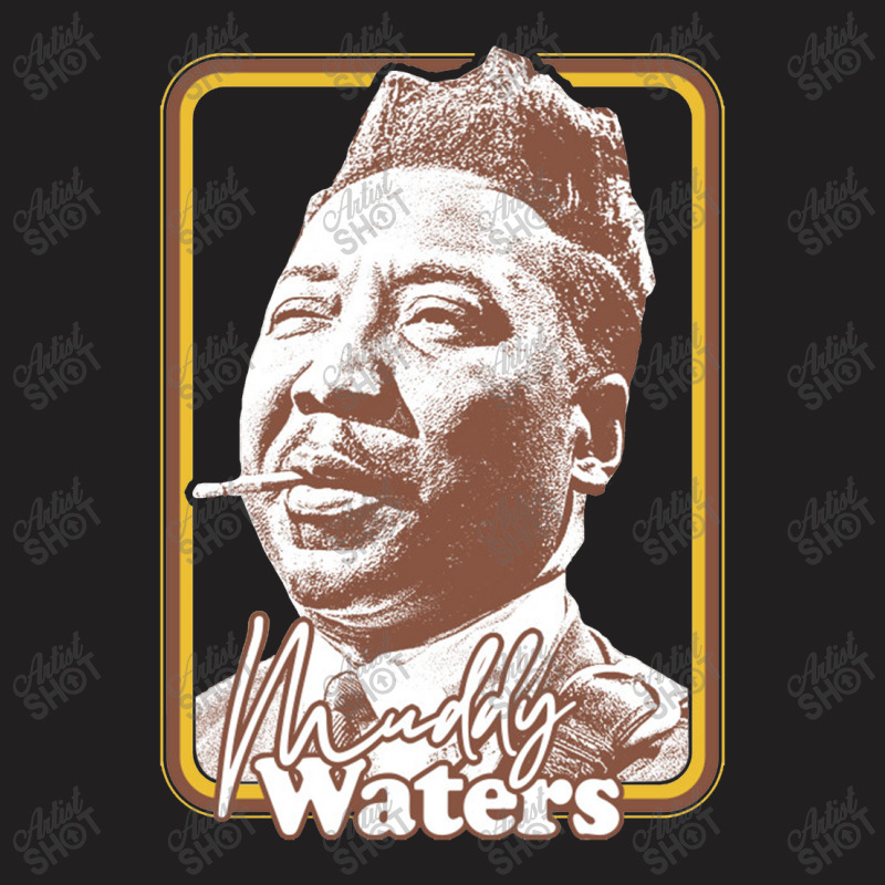 Muddy Waters Vintage Style Fan Art Design T-shirt | Artistshot