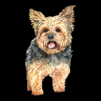 Watercolor  Yorkie Yorkshire Terrier Owners T Shirt Pocket T-shirt | Artistshot