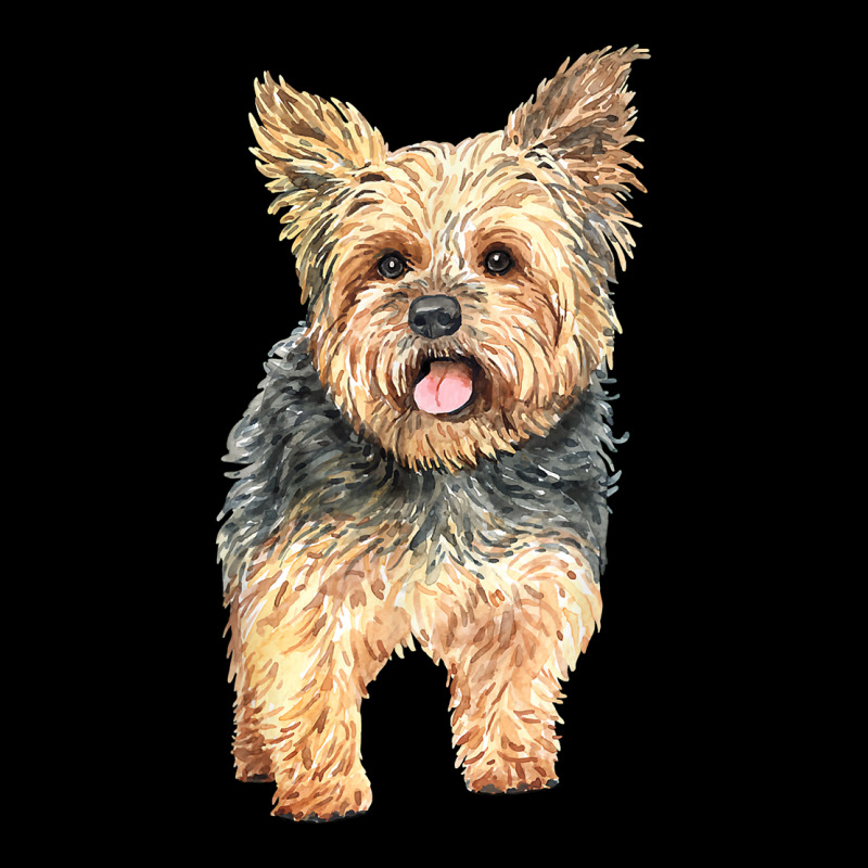 Watercolor  Yorkie Yorkshire Terrier Owners T Shirt Pocket T-Shirt by lorebrend | Artistshot