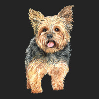 Watercolor  Yorkie Yorkshire Terrier Owners T Shirt 3/4 Sleeve Shirt | Artistshot