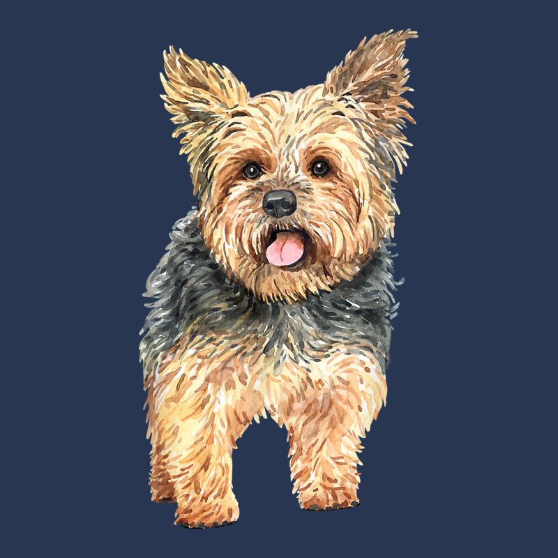 Watercolor  Yorkie Yorkshire Terrier Owners T Shirt Men Denim Jacket by lorebrend | Artistshot