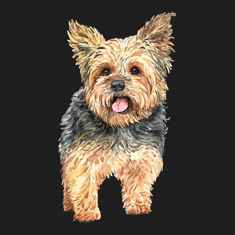 Watercolor  Yorkie Yorkshire Terrier Owners T Shirt Classic T-shirt by lorebrend | Artistshot