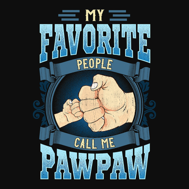 Mens My Favorite People Call Me Pawpaw Gifts Pawpaw Fathers Day Crop Top by thutrang92 | Artistshot