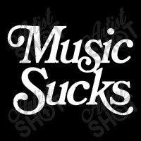 Music Sucks  Retro Styled Faded Typography Design V-neck Tee | Artistshot