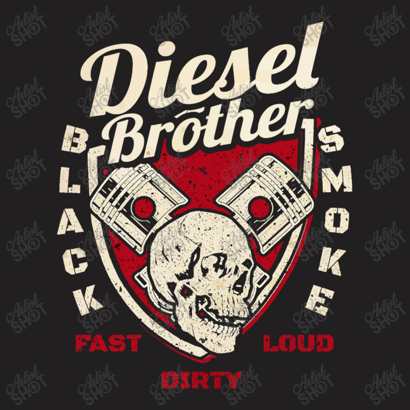 Diesel Truck Driver Auto Mechanic Engine T-shirt | Artistshot