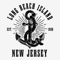 Long Beach Island Est. 1690 New Jersey Vintage Nautical T Shirt Adjustable Cap | Artistshot